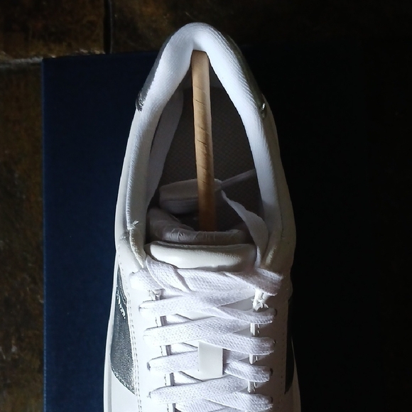 Cole Haan Men's White and Metallic Sneakers - Picture 4 of 5